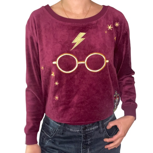 Primark Velour Harry Potter Sweater - Picture 1 of 5